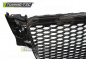 Preview: Upgrade Sportgrill / Kühlergrill für Audi A4 B8 (8K) 08-11 Hochglanz schwarz in Wabendesign